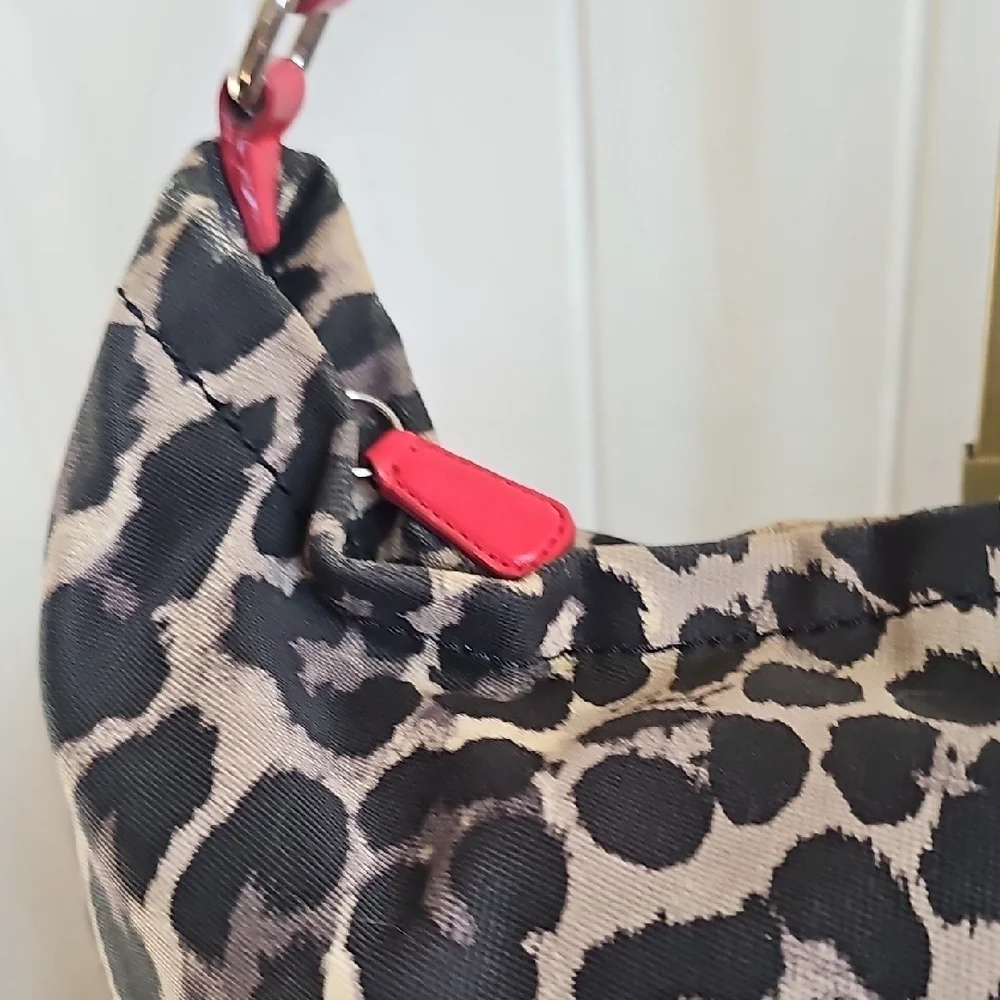 COACH 2013 PARK OCELOT PRINT HOBO (COACH F23266) GUC - Picture 6 of 10